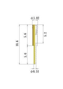 JCC 0.30-0.52mm Small Size Round Socket Pin - Image 1