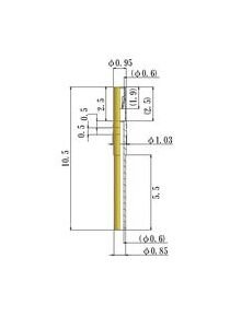 Small Size Round Socket Pins - 0.30 to 0.52mm Acceptable Plug Diameter - Image 1