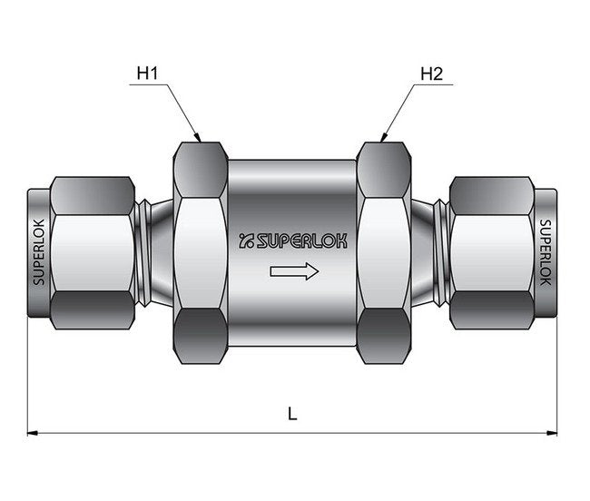 12mm SEFV Series SUPERLOK® Excess Flow Valve - Image 2
