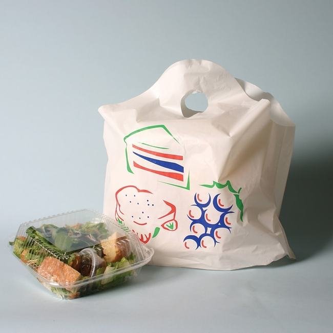 Printed High-Density Take Out Bag 1.2 Mil - Image 1