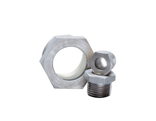 303 Stainless Steel Threaded Sight Glass Window - Image 1