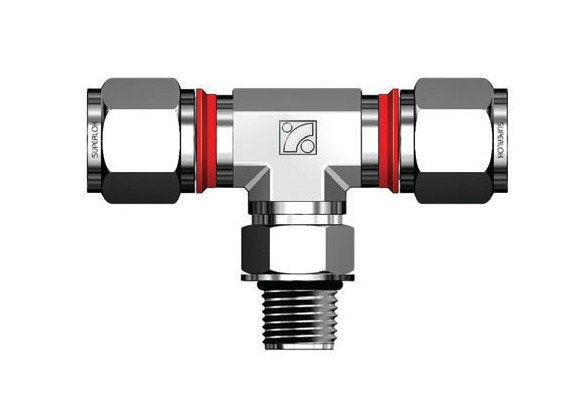 SPMBTI Series 1/4" Tube Positionable Male Branch Tee Fitting - Image 1