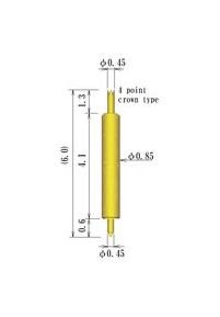 Double Ended Spring Probe Pin - 0.70-0.99mm OD - Image 2