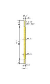 High-Precision Double Ended Spring Probe Pin 0.70-0.99mm - Image 2