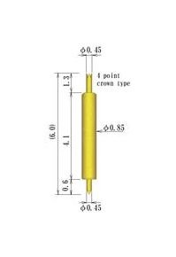 0.70-0.99mm Dual-Ended Spring Probe Pin - Image 2
