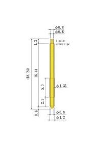 High-Quality Double Ended Spring Probe Pin (1.0-2.19mm) - Image 2