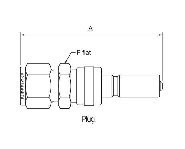 10mm SUPERLOK® Instrumentation Quick Connector Fitting - Image 2