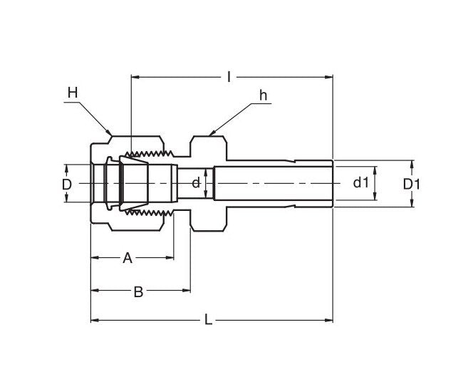 SRI Series 20.4mm Reducing Adapter Fitting - Image 2