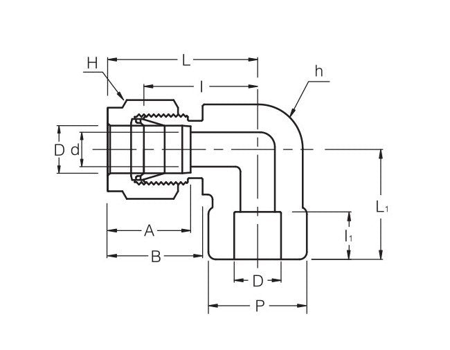 25mm SSWEI Series Tube Socket Weld Elbow - Image 2