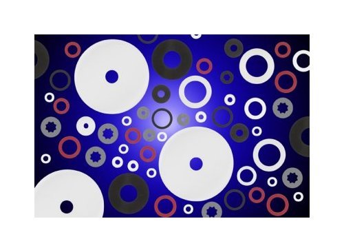 Nylon Flat Washer - Natural, 2.250 Inch OD - Image 1