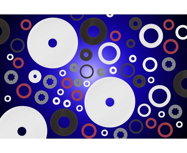 Red Nylon 66 Washer - 1.090" OD - Image 1