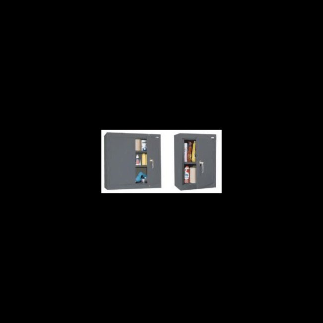 Durable Steel Single Door Wall Cabinet - 18x12x26 in - Image 1