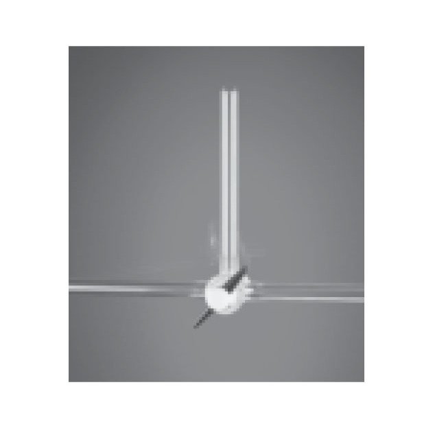 Interflon® 1:7.5 PTFE T-Bore 3-Way Stopcock - Image 1