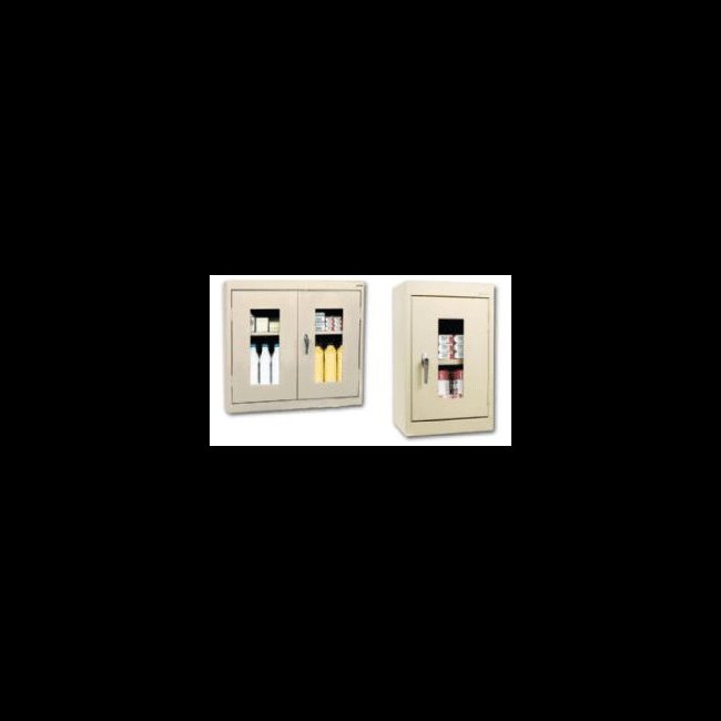 Durable Clear View Double Door Cabinet - Image 1