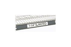 Super Erecta Gray Slanted Label Holders - Image 1