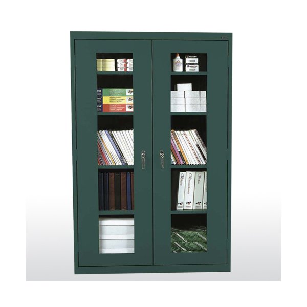 Clear View Steel Storage Cabinet - Image 1