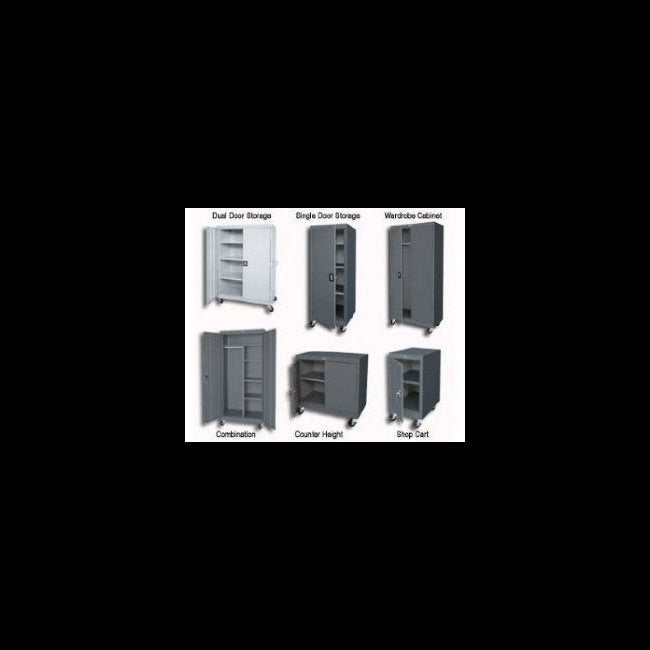 Heavy-Duty Double Door Storage Cabinet - Image 1