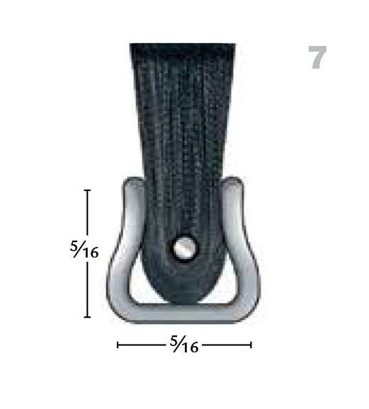 #7 Nylon Strip Brush with 96-inch Length - Galvanized Backing - Image 2