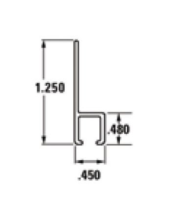 #7 Nylon Strip Brush with 96-inch Length - Galvanized Backing - Image 4