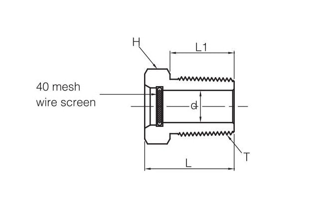 SVP Series 1/2 Inch Dimension T Vent Protector - Image 2