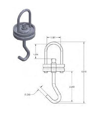 Heavy-Duty Swivel Hooks