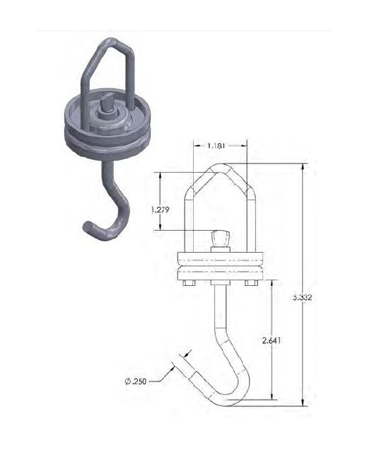 Heavy-Duty Swivel Hooks - Image 2