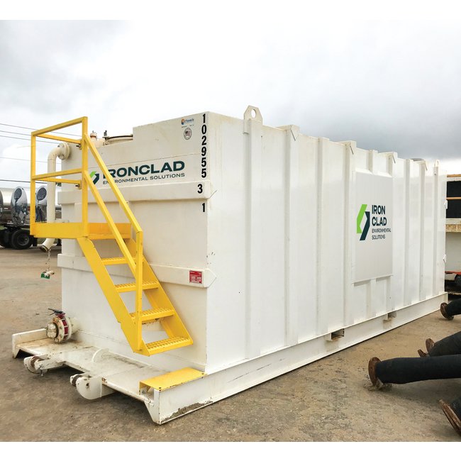 7,140 gal Double Wall Steel Mini Frac Tank - Image 1