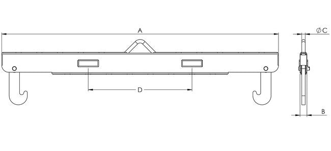 Corrosion-Resistant Ton Cylinder Lifting Bars - Image 2