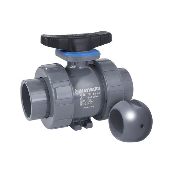 1" CPVC True Union Ball Valve with FPM O-Rings - Image 1