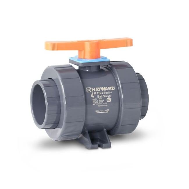 Hayward 2-1/2" CPVC True Union Ball Valve with EPDM Seals - Image 1