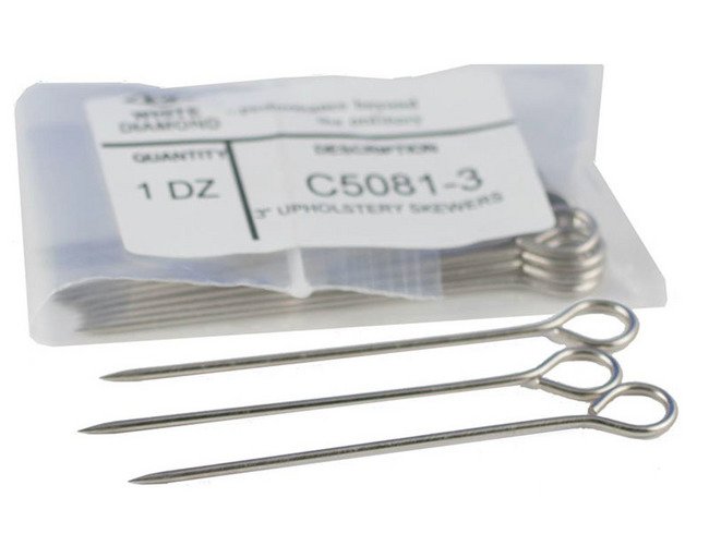 Diamond Needle Corp. 3-Inch Upholstery Skewer Pack - Image 2