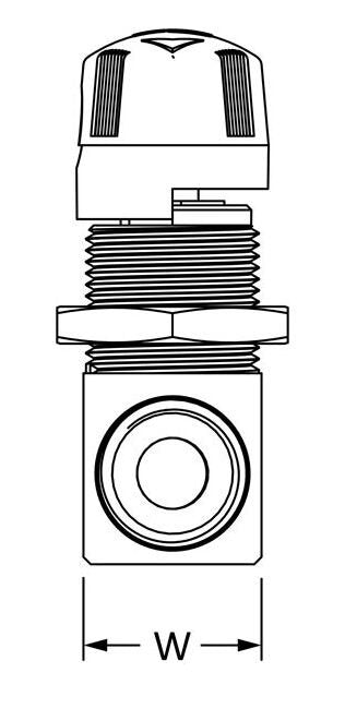 EB Series Encapsulated 2-way Ball Valves - 316 SS, 1/4-18 MNPT x 1/4-18 MNPT - Image 3