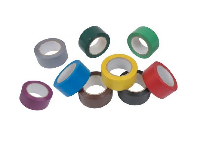 Vinyl Tape - 6 Mil, Matte Surface, 5.000 Inch x 36 yd, Pack of 8 - Image 1