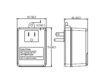 16VAC Wall Plug-In Power Supply with Mounting Tab - Image 2