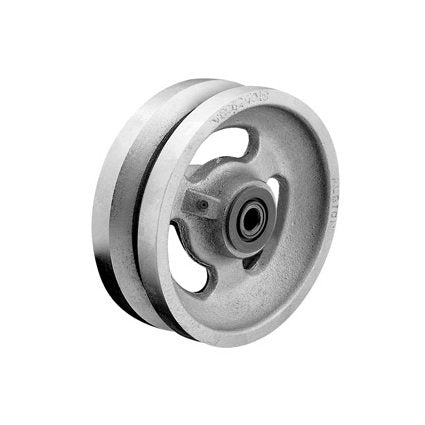 Heavy Duty Cast Iron V-Groove Wheels - Precision Bearings - Image 1