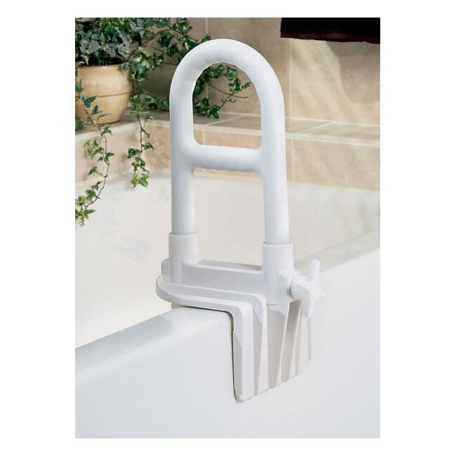 Stainless Steel Bathtub Side Rail Grab Bars - Image 1