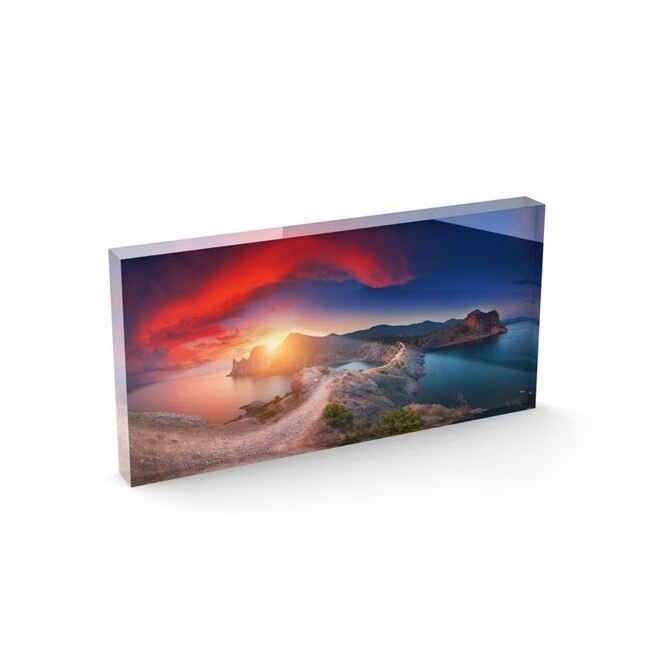 Megastore 8x14 Acrylic Photo Block - Image 1