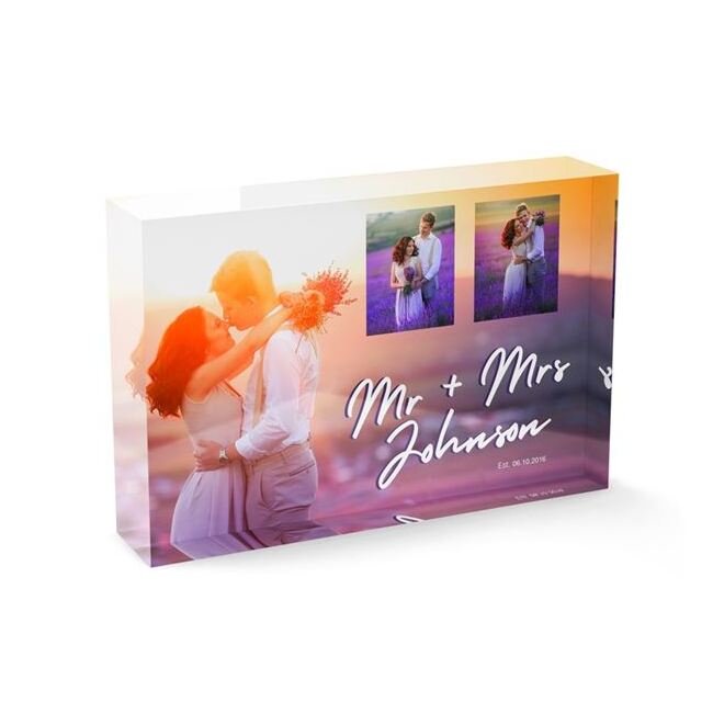 Megastore 8x12 Acrylic Photo Block - Image 1