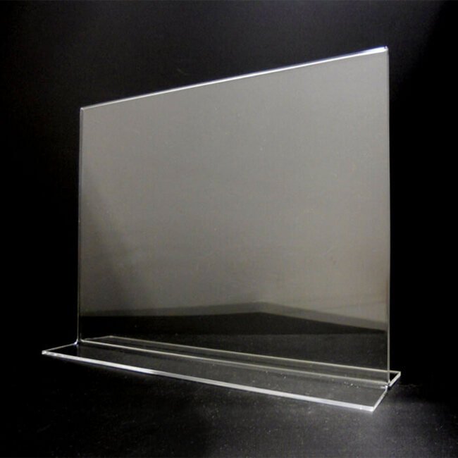 Acrylic Bottom Loading Sign Holder - 11x8.5 inches - Image 3