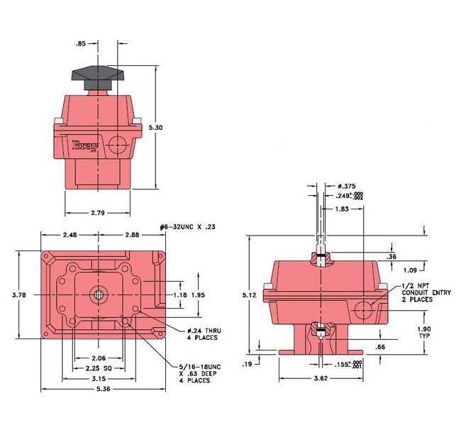 Series 50 Pneumatic Actuator Valve Status Monitor - Image 2