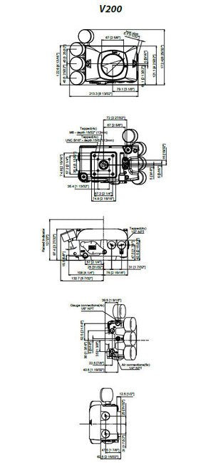 V200P Pneumatic Positioner with 4-20 mA Feedback Module - Image 2