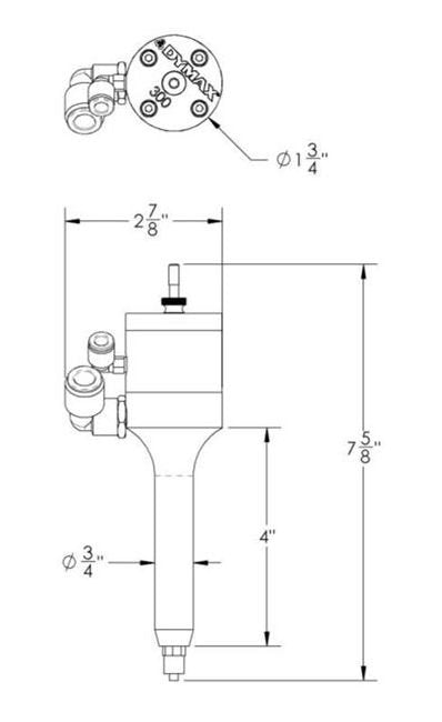 Dymax® Model 300 Series Handheld and Mountable Dispenser 6 oz Capacity - Image 2