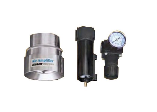 Stainless Steel Adjustable Air Amplifier Kit - 1-1/4 inch Outlet Diameter - Image 1