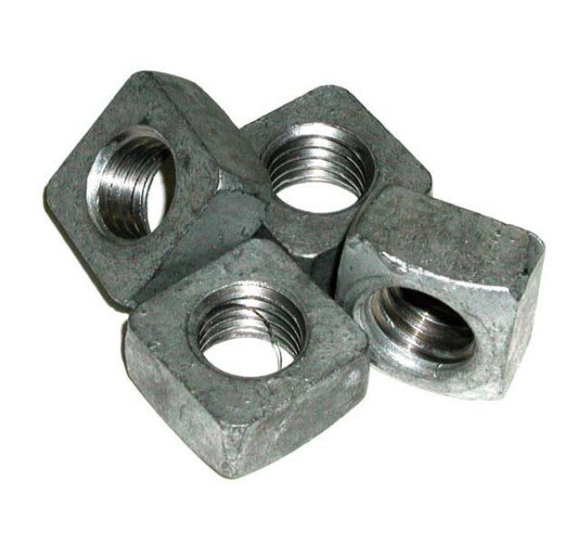 Heavy-Duty Galvanized Square Nuts - Image 1