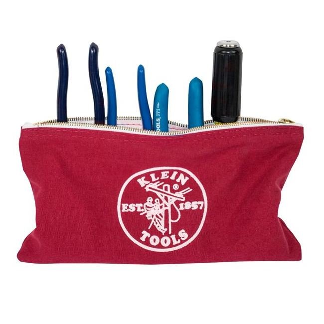 Klein® 12-1/2 in. Canvas Zipper Tool Bag Set (4-Pack) - Image 3