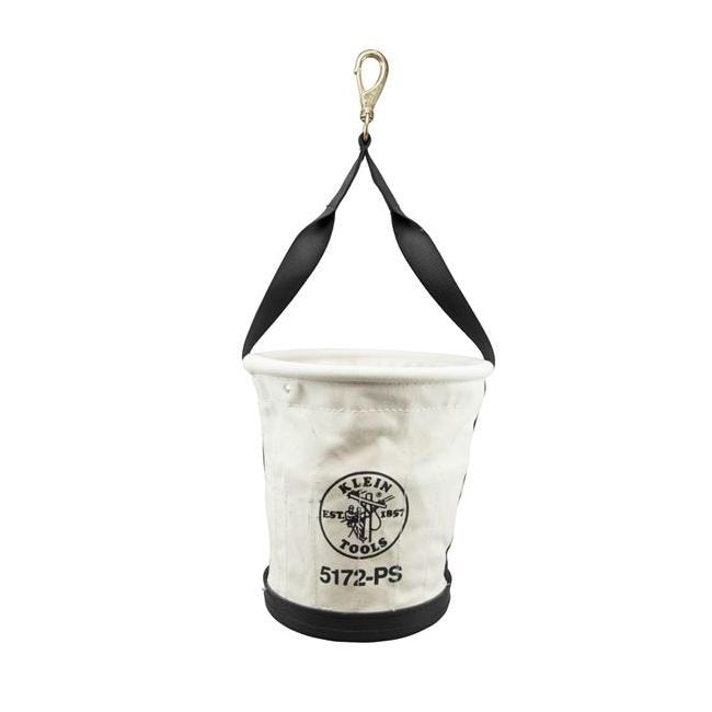 Klein® Tools 12 in. Heavy Duty Tapered Wall Bucket with 15 Interior Pockets - Image 2
