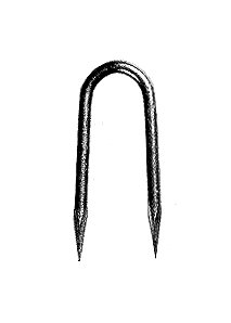 Coppercoated Rolled Diamond Point Staple - Image 1
