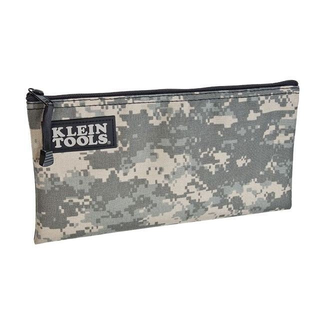 Klein® Camouflage Zipper Tool Bag - 12-1/2 in. x 7 in. - Image 1