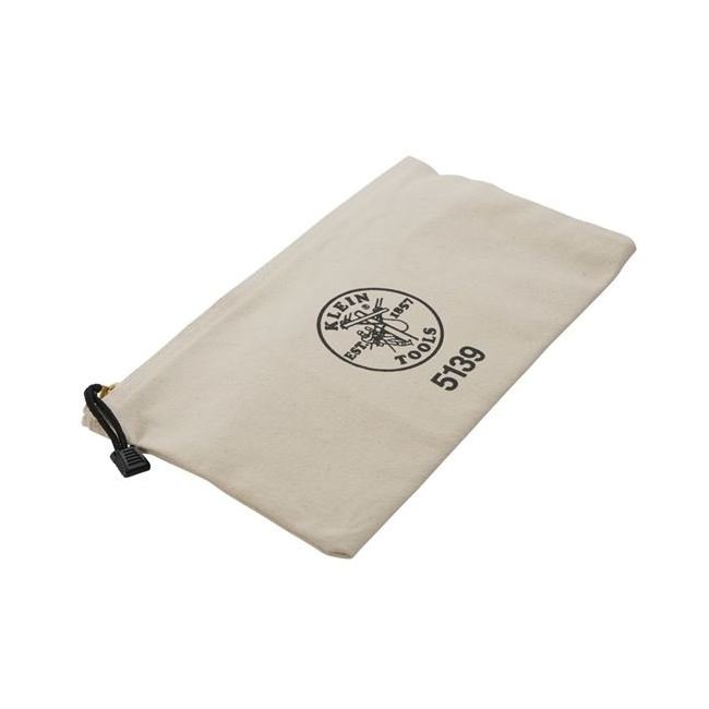 Klein® Tools Canvas Zipper Bag, 12-1/2 in. x 7 in. - Image 3