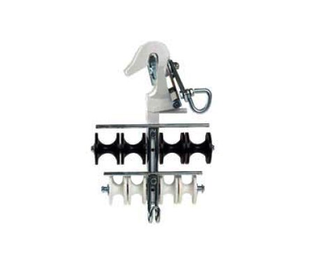 Heavy-Duty 8-Roller Cable Blocks Set - Image 1